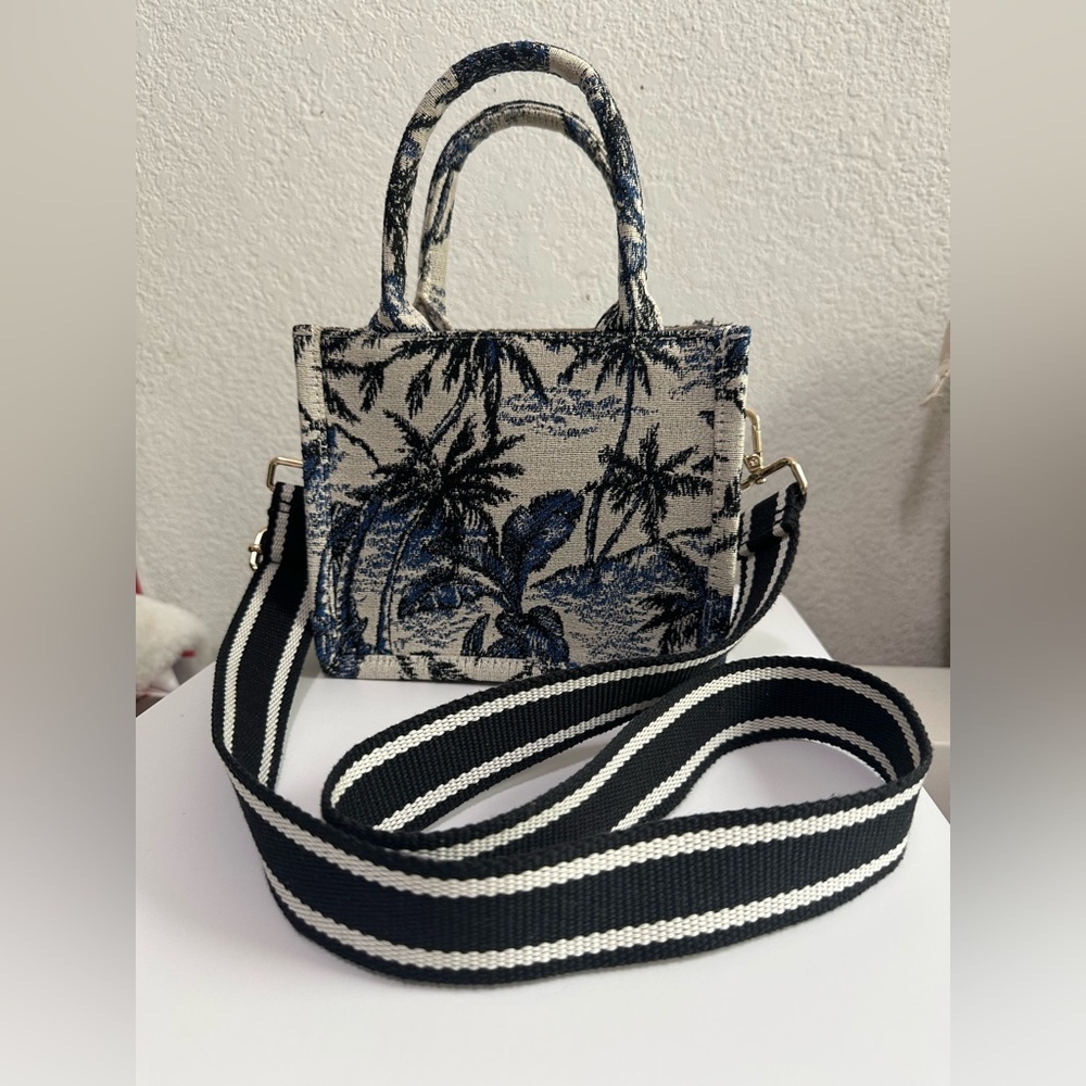 H&M Tropical Print Mini Purse Crossbody Bag